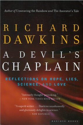 Item #00081633 A Devil's Chaplain. Richard Dawkins