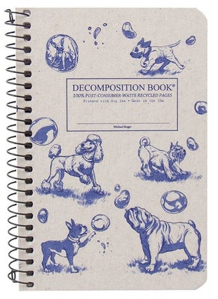 Item #00081826 Dogs and Bubbles (College-ruled pocket notebook