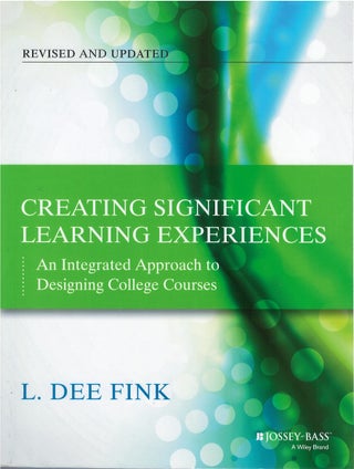 Item #00081992 Creating Significant Learning Experiences: An Integrated Approach to Designing...