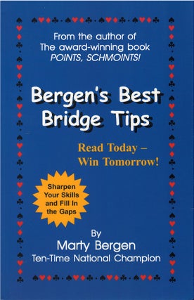 Item #00082029 Bergen's Best Bridge Tips. Marty Bergen