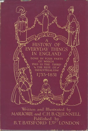 Item #00082100 A History of Everyday Things in England, Done in Four Parts, of Which This Is the...