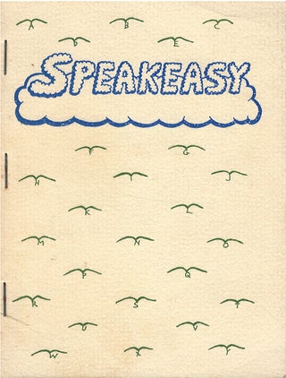 Item #00082183 Speakeasy #1 - July, 1976. Dave Morice