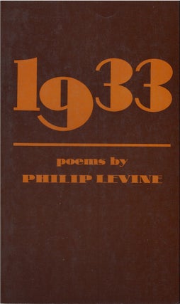 Item #00082333 1933. Philip Levine