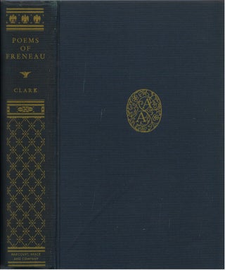 Item #00082386 Poems of Freneau. Philip Freneau, Harry Hayden Clark