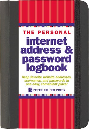 Item #00082634 The Personal Internet Address & Password Logbook