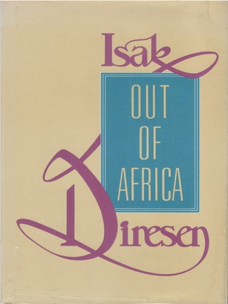 Item #00086494 Out of Africa. Isak Dinesen