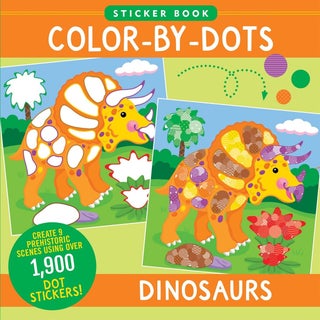 Item #00086647 Color-By-Dots Sticker Book - Dinosaurs
