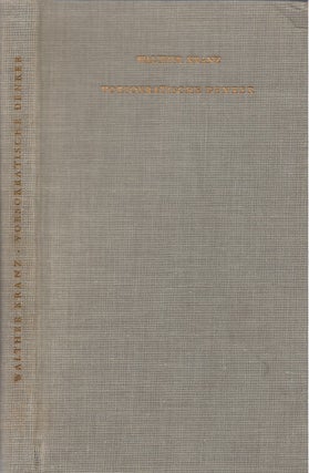 Item #00087010 Vorsokratische Denker: Auswahl aus dem Überlieferten. Walther Kranz