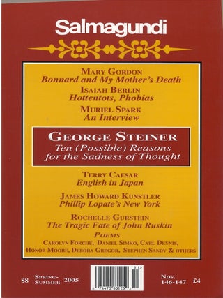Item #00087156 Salmagundi (Nos. 146-147, Spring - Summer 2005). Robert Boyers, Mary Gordon,...