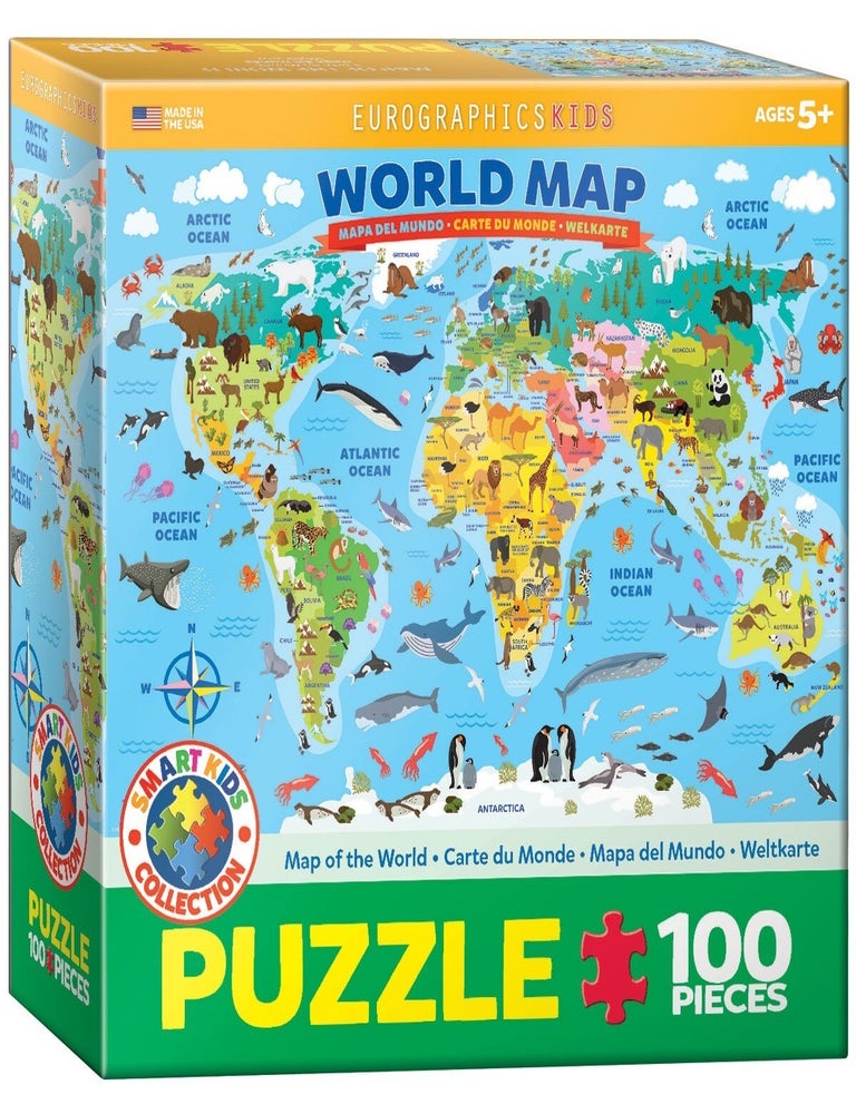 Item #00088482 Illustrated Map of the World (Smart Kids Collection)