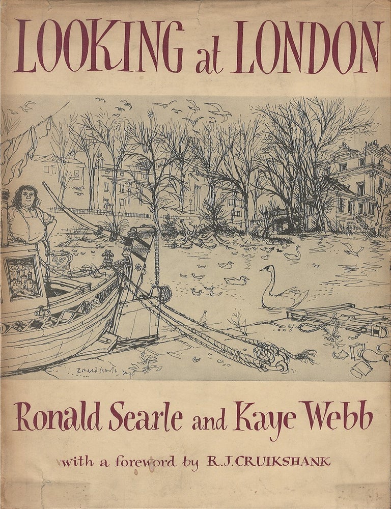 Item #00089380 Looking at London and People Worth Meeting. Ronald Searle, Kaye Webb.