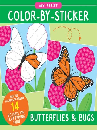 Item #00090181 My First Color-by-Sticker Book - Butterflies & Bugs