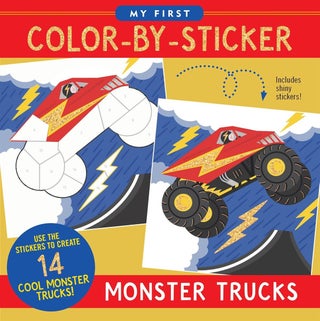 Item #00090185 My First Color-by-Sticker Book - Monster Trucks