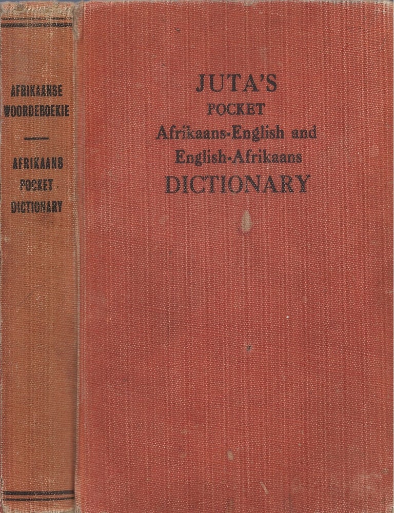 Item #00091028 Juta se Sakwoordeboek / Pocket Dictionary Afrikaans-Engels / English-Afrikaans