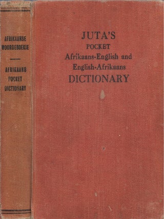 Item #00091028 Juta se Sakwoordeboek / Pocket Dictionary Afrikaans-Engels / English-Afrikaans
