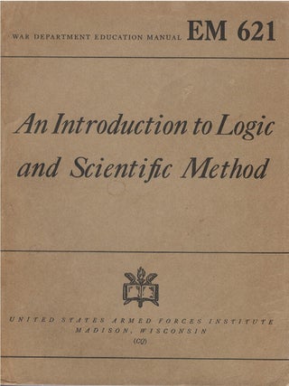 Item #00091898 An Introduction to Logic and Scientific Method. Morris R. Cohen, Ernest Nagel
