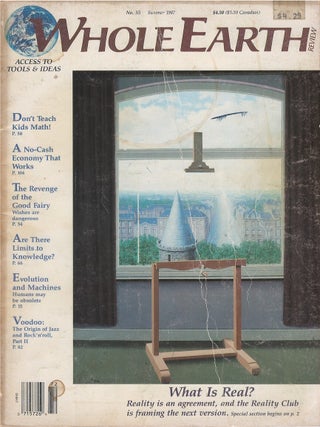 Item #00091912 Whole Earth Review, No. 55 - Summer 1987. Stewart Brand, J. Baldwin, Kevin Kelly