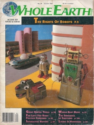 Item #00091914 Whole Earth Review, No. 59 - Summer 1988. Stewart Brand, Kevin Kelly