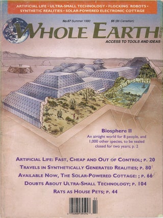 Item #00091916 Whole Earth Review, No. 67 - Summer 1990. Stewart Brand, Kevin Kelly