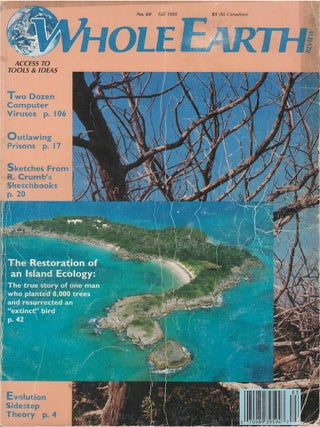 Item #00091919 Whole Earth Review, No. 60 - Fall 1988. Stewart Brand, Kevin Kelly