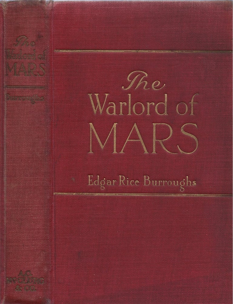Item #00092478 The Warlord of Mars. Edgar Rice Burroughs.