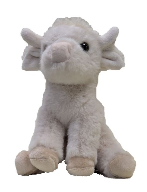 Item #00093202 Cream Mini Highland Cow