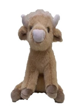 Brown Mini Highland Cow