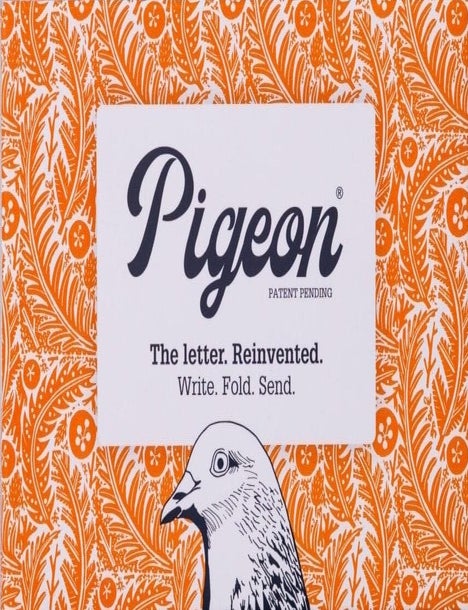 Item #00093218 Nature Study Pigeons - Folding Letter Stationery