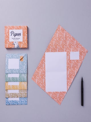 Nature Study Pigeons - Folding Letter Stationery