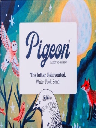 Harvest Moon Pigeons - Folding Letter Stationery
