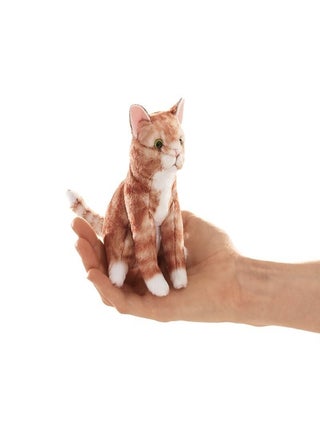 Item #00093236 Mini Orange Tabby Cat Puppet