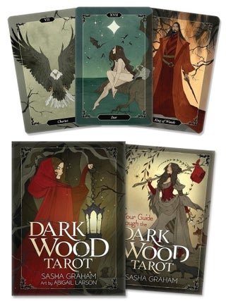 Item #00093253 Dark Wood Tarot. Sasha Graham