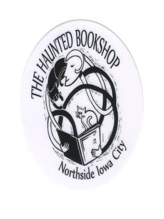 Haunted Bookshop Logo Sticker