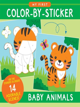 My First Color-by-Sticker Book - Baby Animals