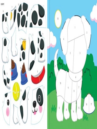 My First Color-by-Sticker Book - Baby Animals