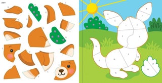 My First Color-by-Sticker Book - Baby Animals
