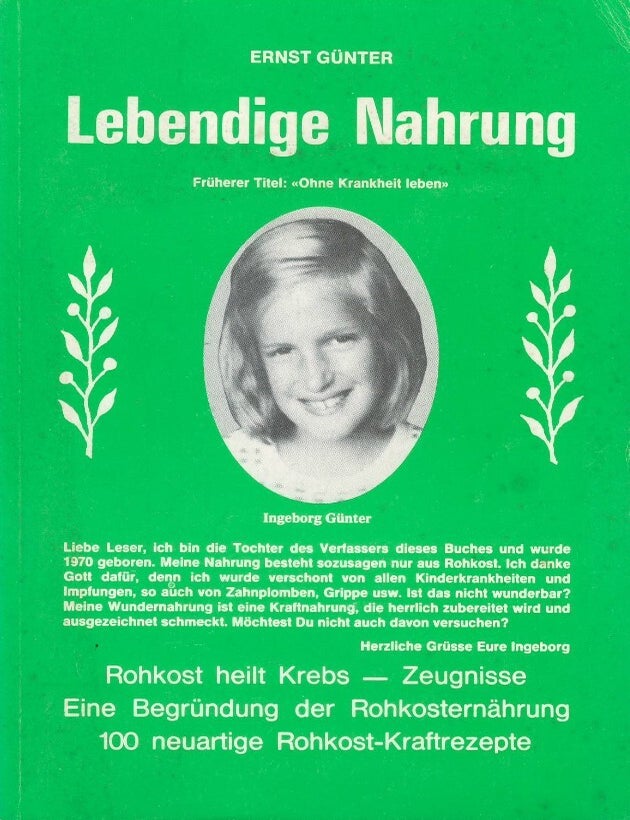 Item #00094053 Lebendige Nahrung. Ernst G&uuml;nter.