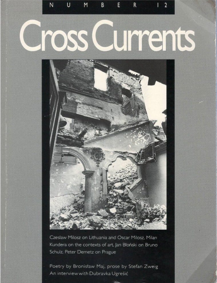 Item #00094205 Cross Currents: A Yearbook of Central European Culture, No. 12. Ladislav Matejka.