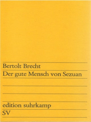 Item #024403 Der gute Mensch von Sezuan. Bertolt Brecht
