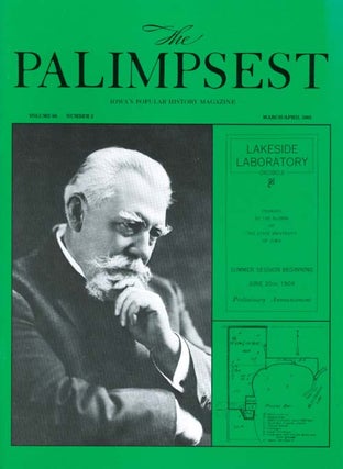 Item #028520 The Palimpsest - Volume 66 Number 2 - March-April 1985. Mary K. Fredericksen