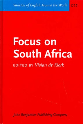 Item #030756 Focus on South Africa (Varieties of English Around the World G15). Vivian de Klerk