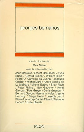 Item #032177 Bernanos : Centre culturel de Cerisy-la-Salle : 10 au 19 juillet 1969. Max Milner
