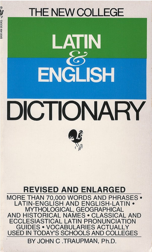 Item #034624 The New College Latin & English Dictionary. John C. Traupman.