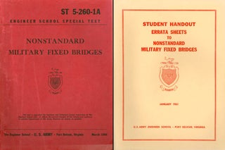 Item #035022 Nonstandard Military Fixed Bridges : ST 5-260-1A - and - Errata Sheets January 1961....