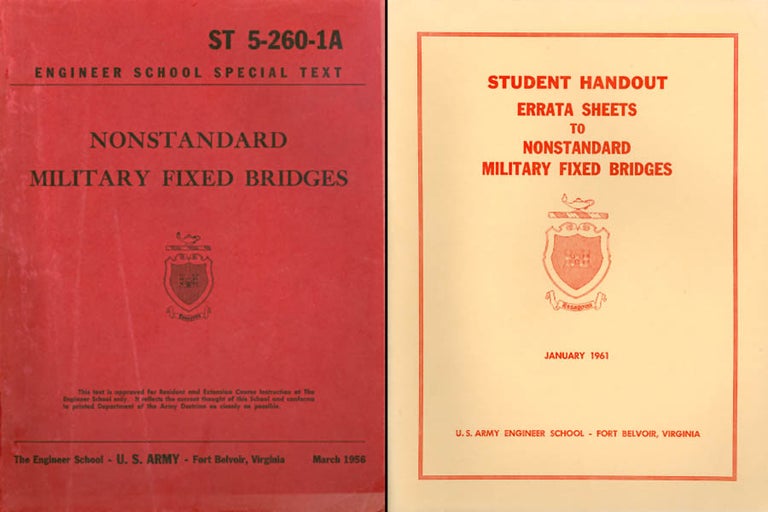 Item #035022 Nonstandard Military Fixed Bridges : ST 5-260-1A - and - Errata Sheets January 1961. Department of the Army.