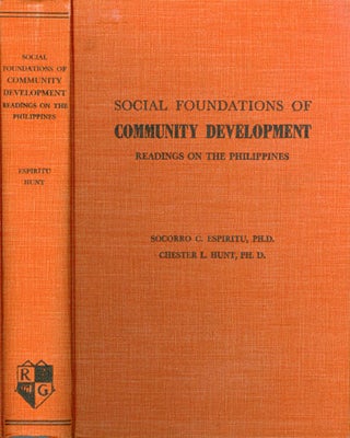 Item #038749 Social Foundations of Community Development : Readings on the Philippines. Socorro...