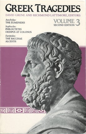 Item #039494 Greek Tragedies, Volume 3. David Grene, Richmond Lattimore