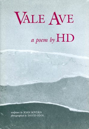 Item #039826 Vale Ave: A Poem. Hilda Doolittle, H. D