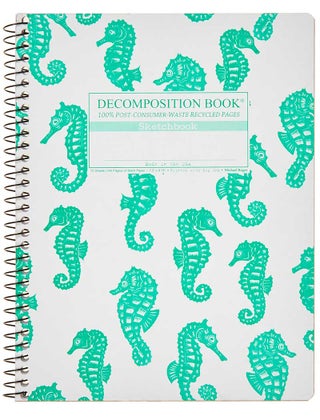 Item #040229 Seahorses (Blank notebook - unlined