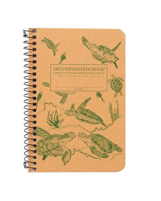 Item #040425 Green Sea Turtles (College-ruled pocket notebook
